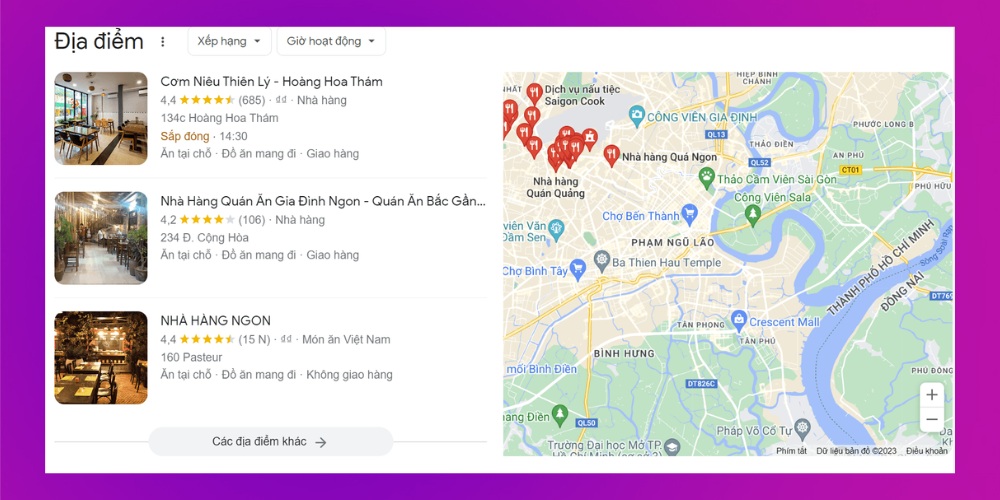 Nhà hàng là doanh nghiệp nên sử dụng dịch vụ xác minh Google Maps Nhà hàng là doanh nghiệp nên sử dụng dịch vụ xác minh Google Maps