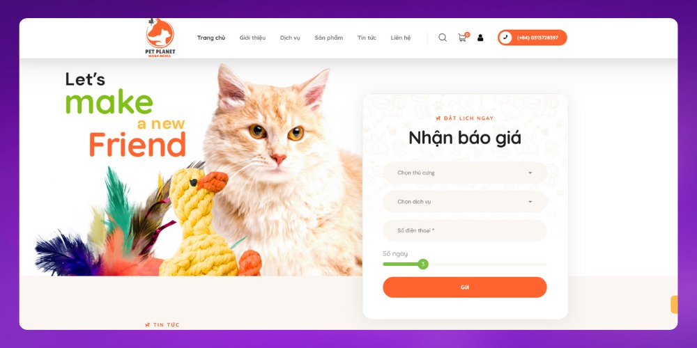 Những tính năng quan trọng khi thiết kế website cửa hàng thú cưng