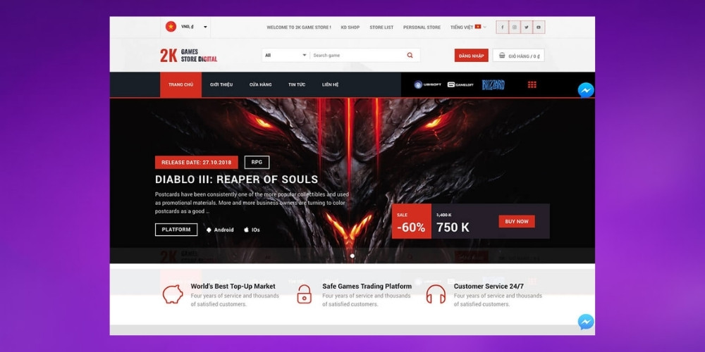 Những tính năng cần có khi thiết kế website game