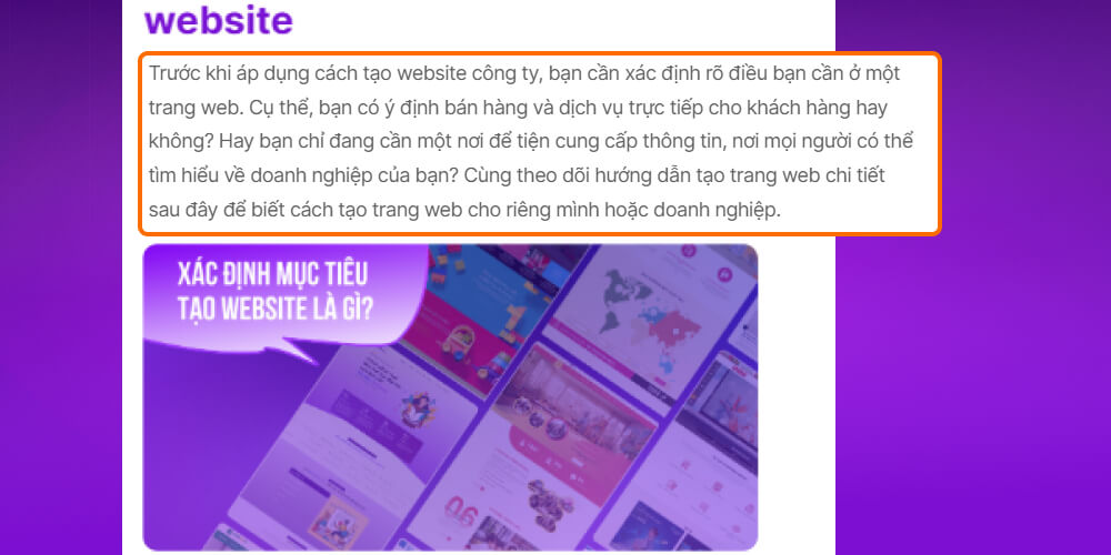 nội dung chuẩn SEO