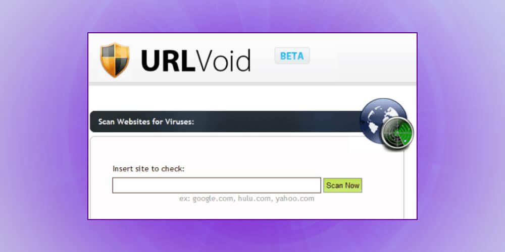 Phần mềm kiểm tra đường link URL Void