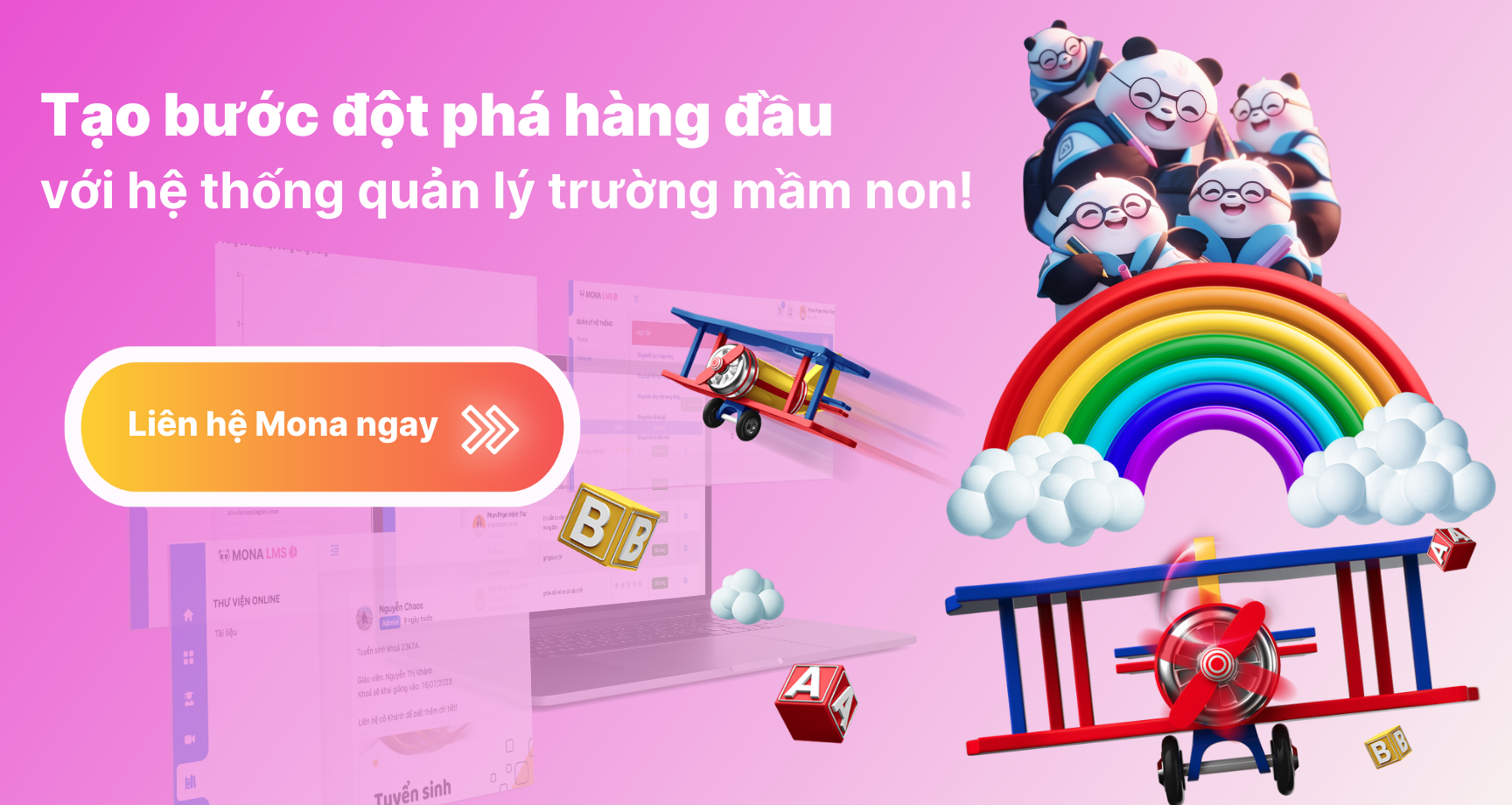 phần mềm quản lý trường mầm non mona nextgen