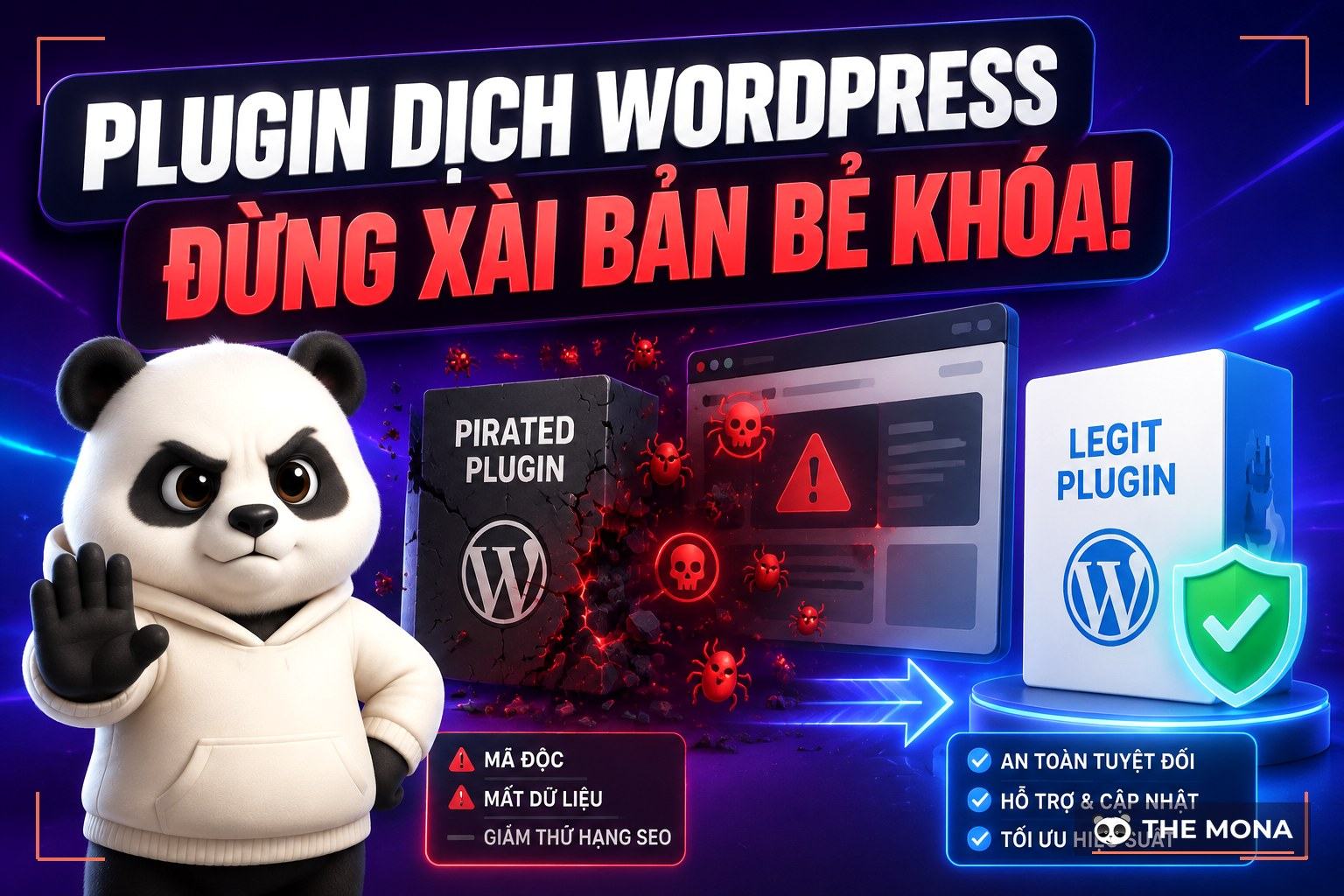 Plugin dịch WordPress: đừng xài bản bẻ khóa, chọn plugin có bản quyền