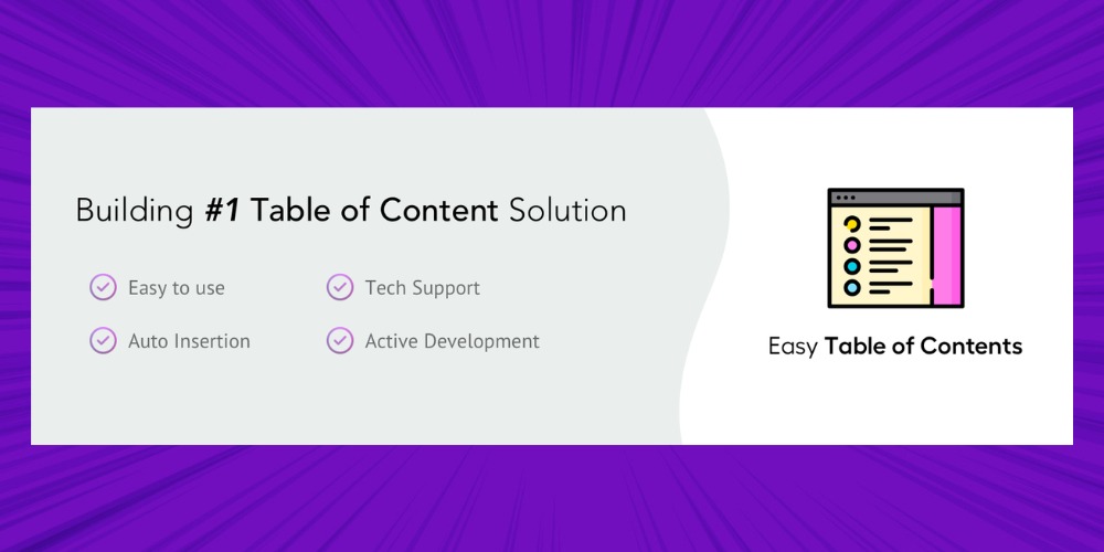 Plugin hỗ trợ SEO cho wordpress Easy table of contents
