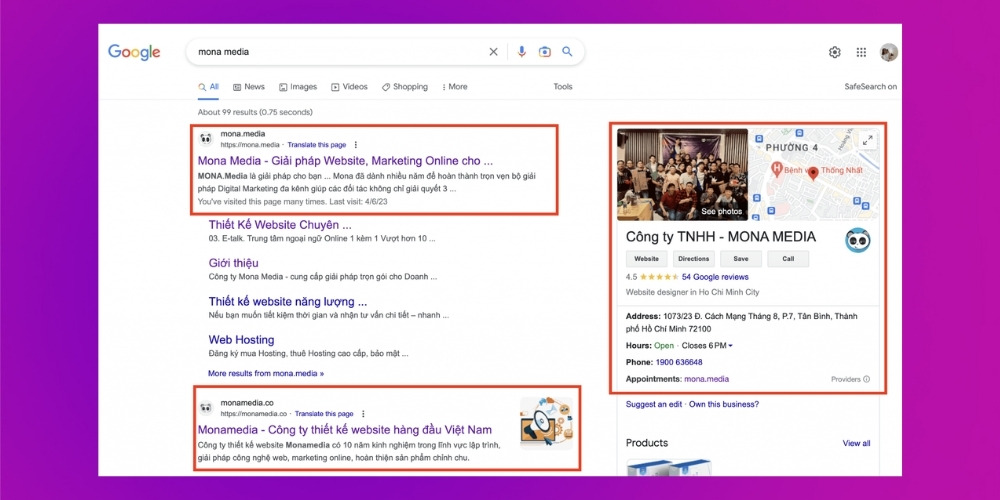 Đăng ký Google Business giúp quản lí thông tin doanh nghiệp