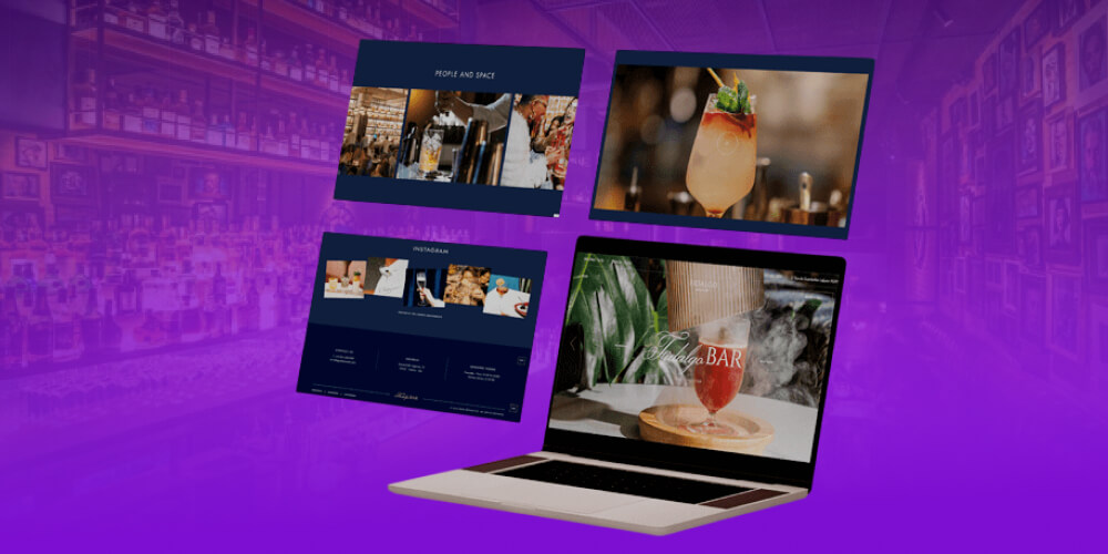 Quảng bá thương hiệu với web quán bar