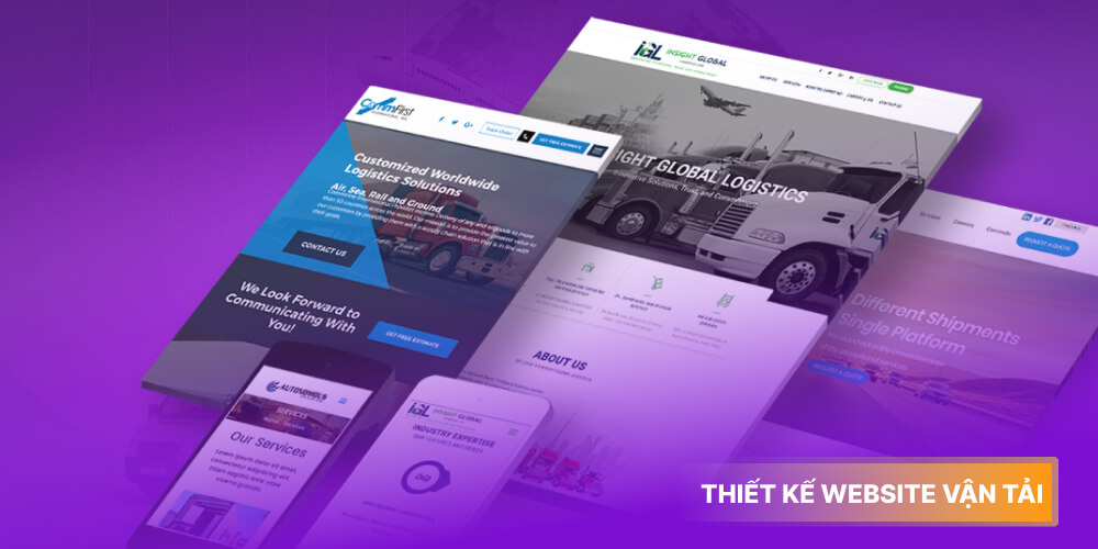 Quy trình thiết kế website vận tải, logistics