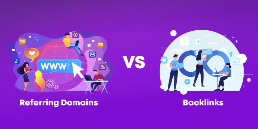 referring domain và số lượng backlink
