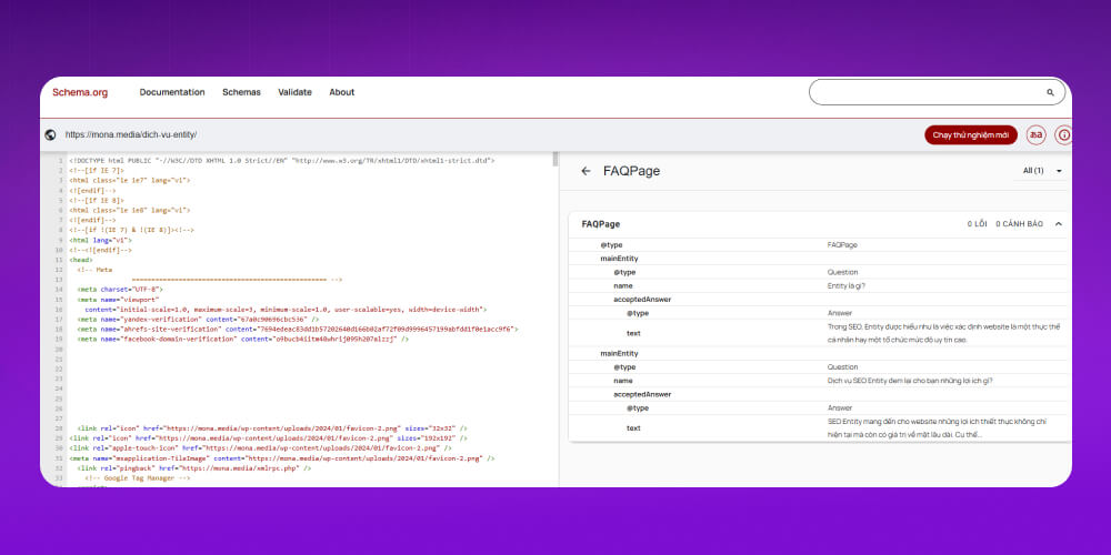 Schema Markup check faq