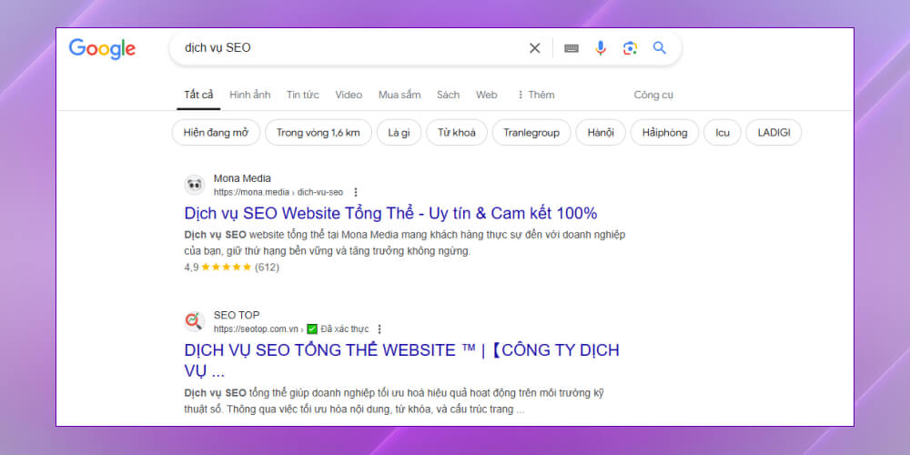 Keyword Intent nghiên cứu thông tin