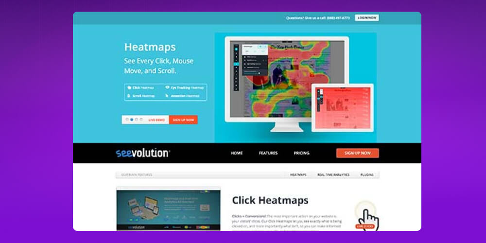 SeeVolution heat map 