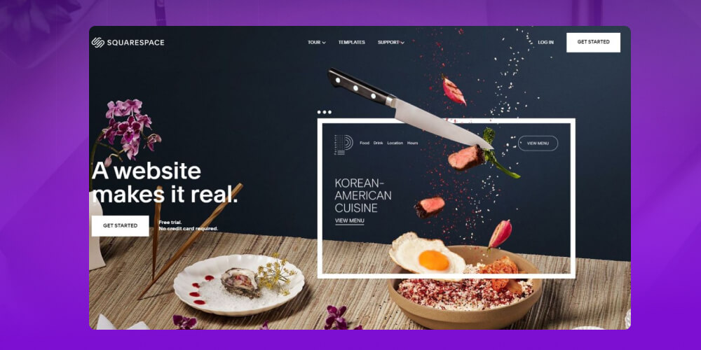 Squarespace nền tảng blog