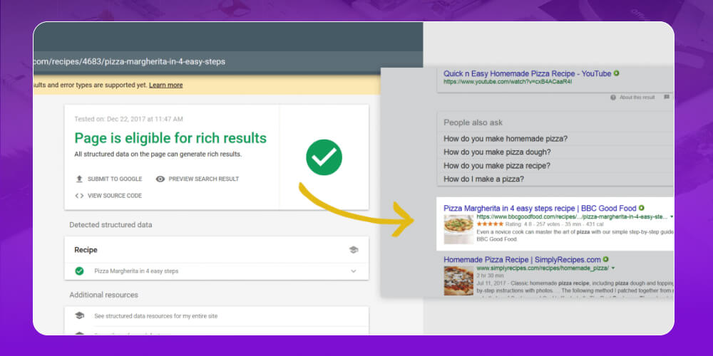 sử dụng Rich Snippets 