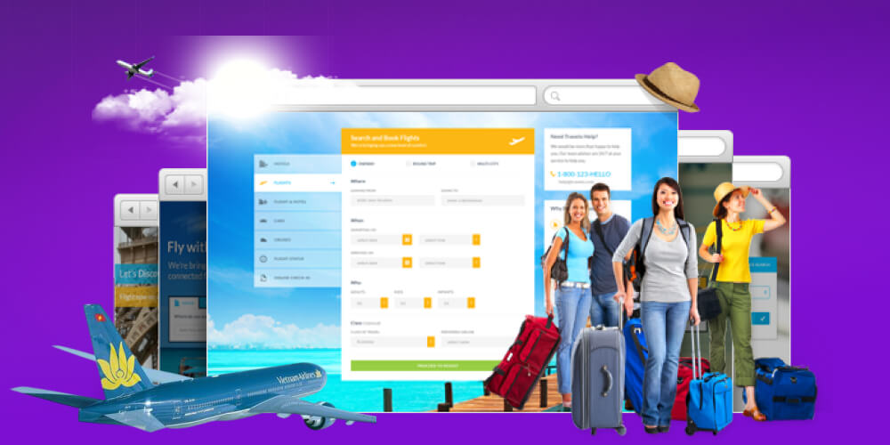 Tại sao nên thiết kế website bán vé máy bay