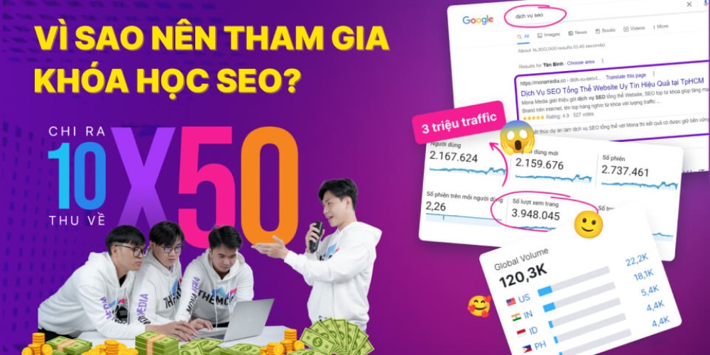 Lý do nên đăng ký khóa đào tạo SEO