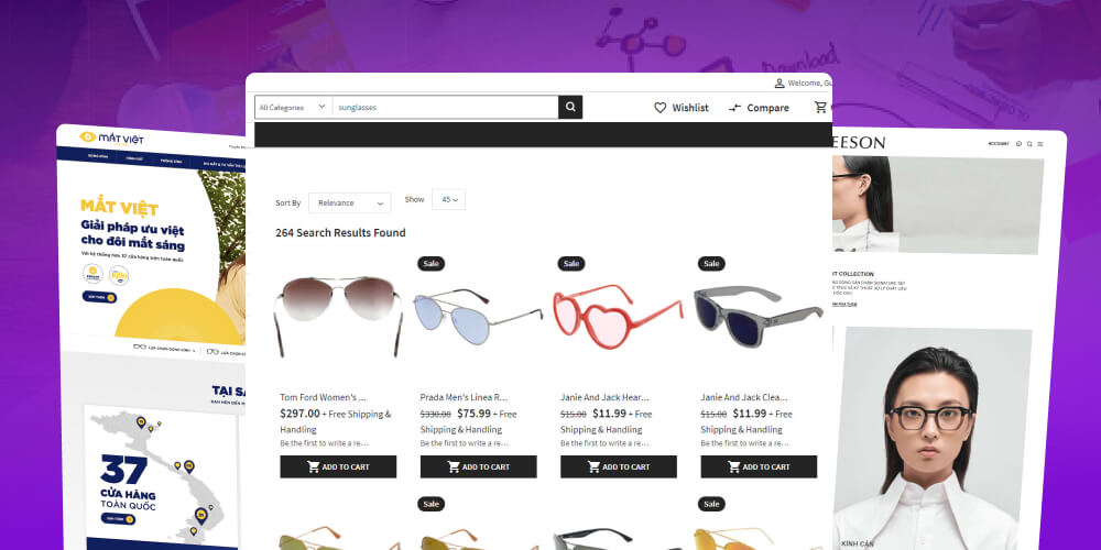 Tại sao thiết kế web bán mắt kính