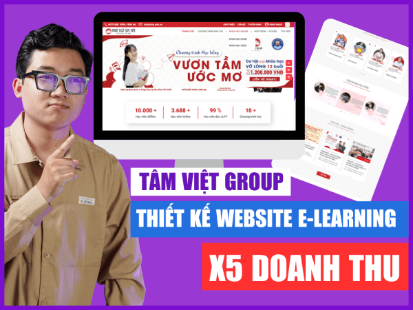 Tâm Việt Group – Dự Án Website ELearning