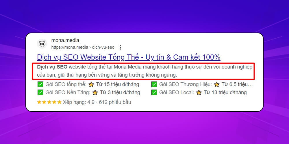 Thẻ Meta Description là gì