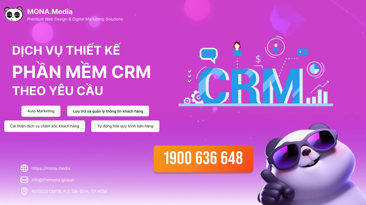 Lập trình phần mềm CRM tại MONA