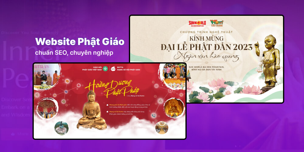 Thiết kế web Phật Giáo quản lý thông tin 