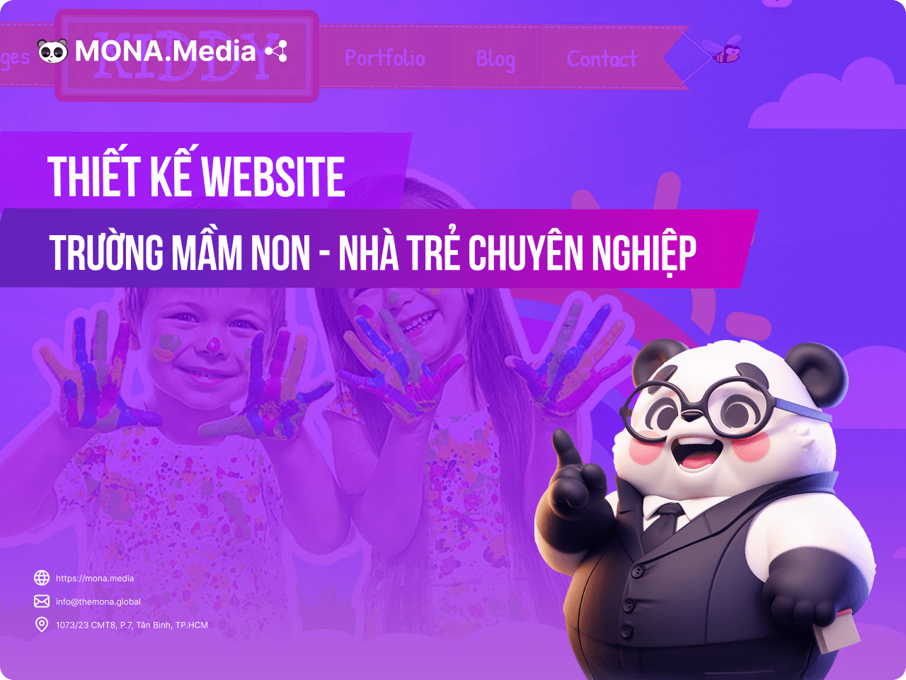 Thiết kế website trường mầm non