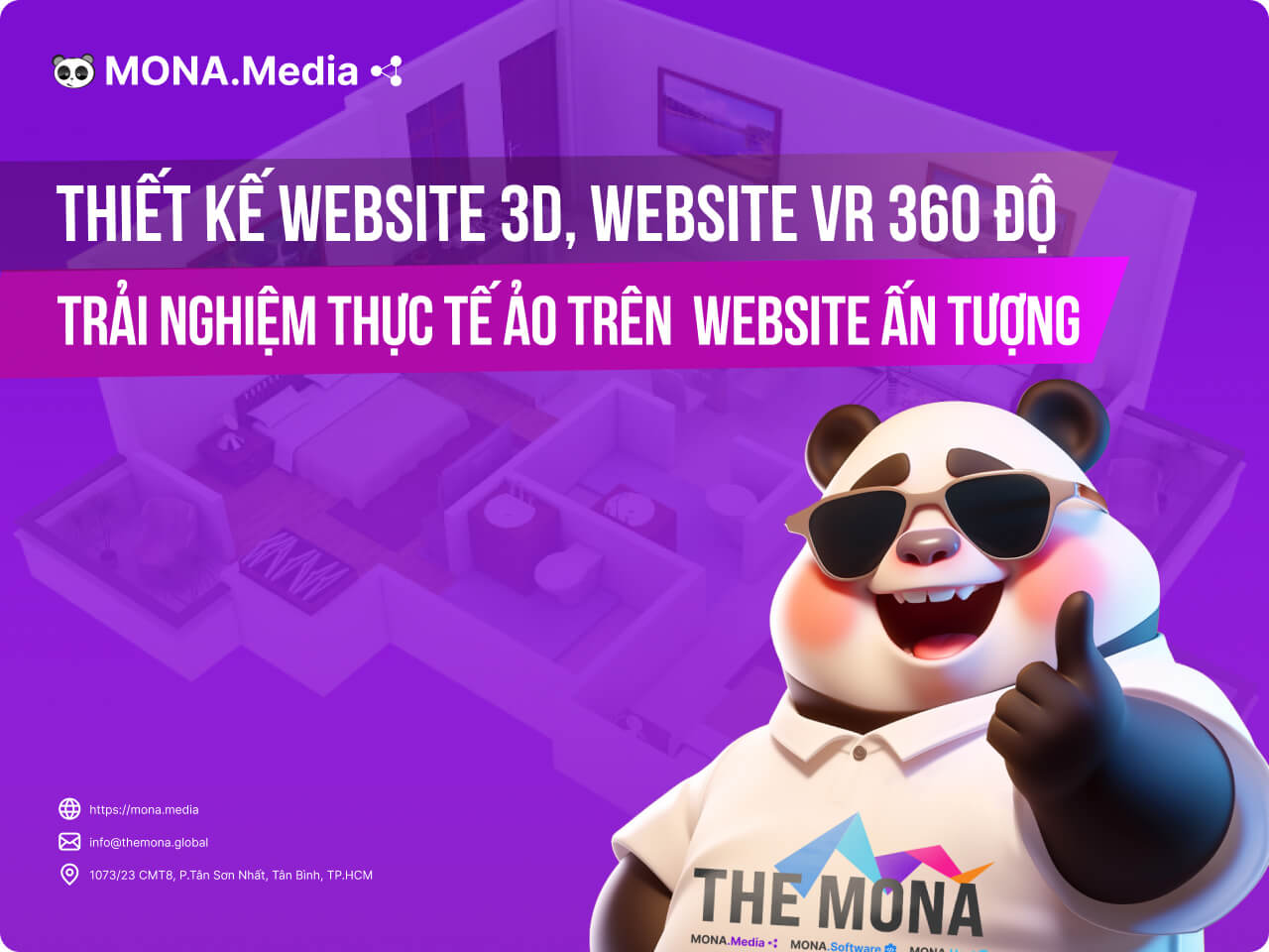 Thiết kế website 3D, VR 360