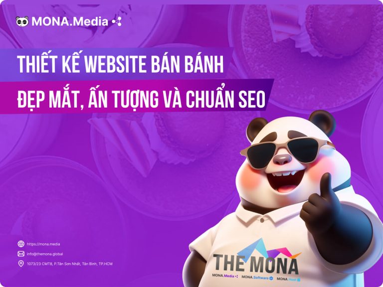Thiết kế website cửa hàng bánh ngọt, cửa hàng kem đẹp và ngọt ngào