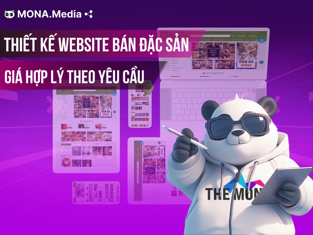 Thiết kế website bán đặc sản