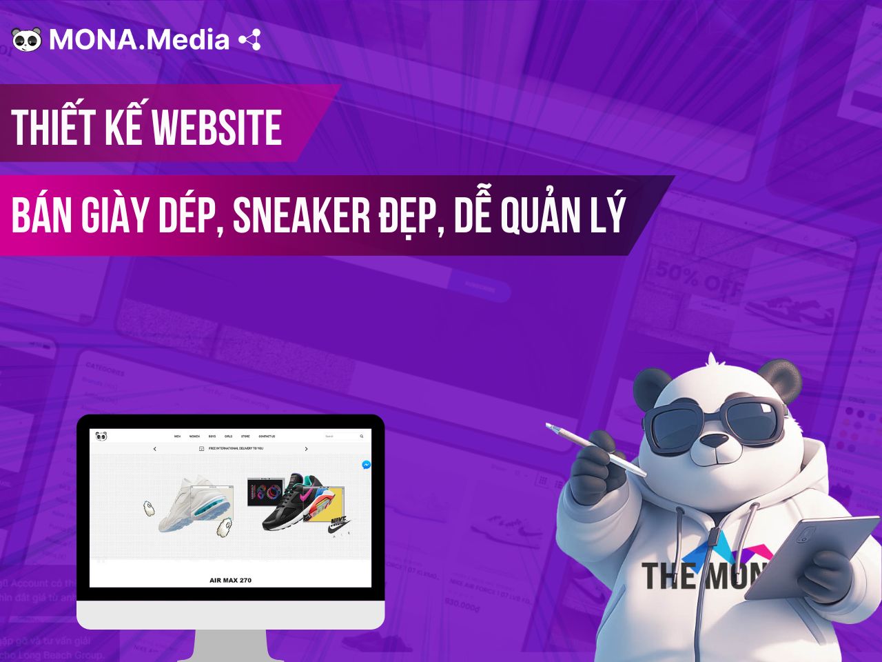 Thiết kế website bán giày