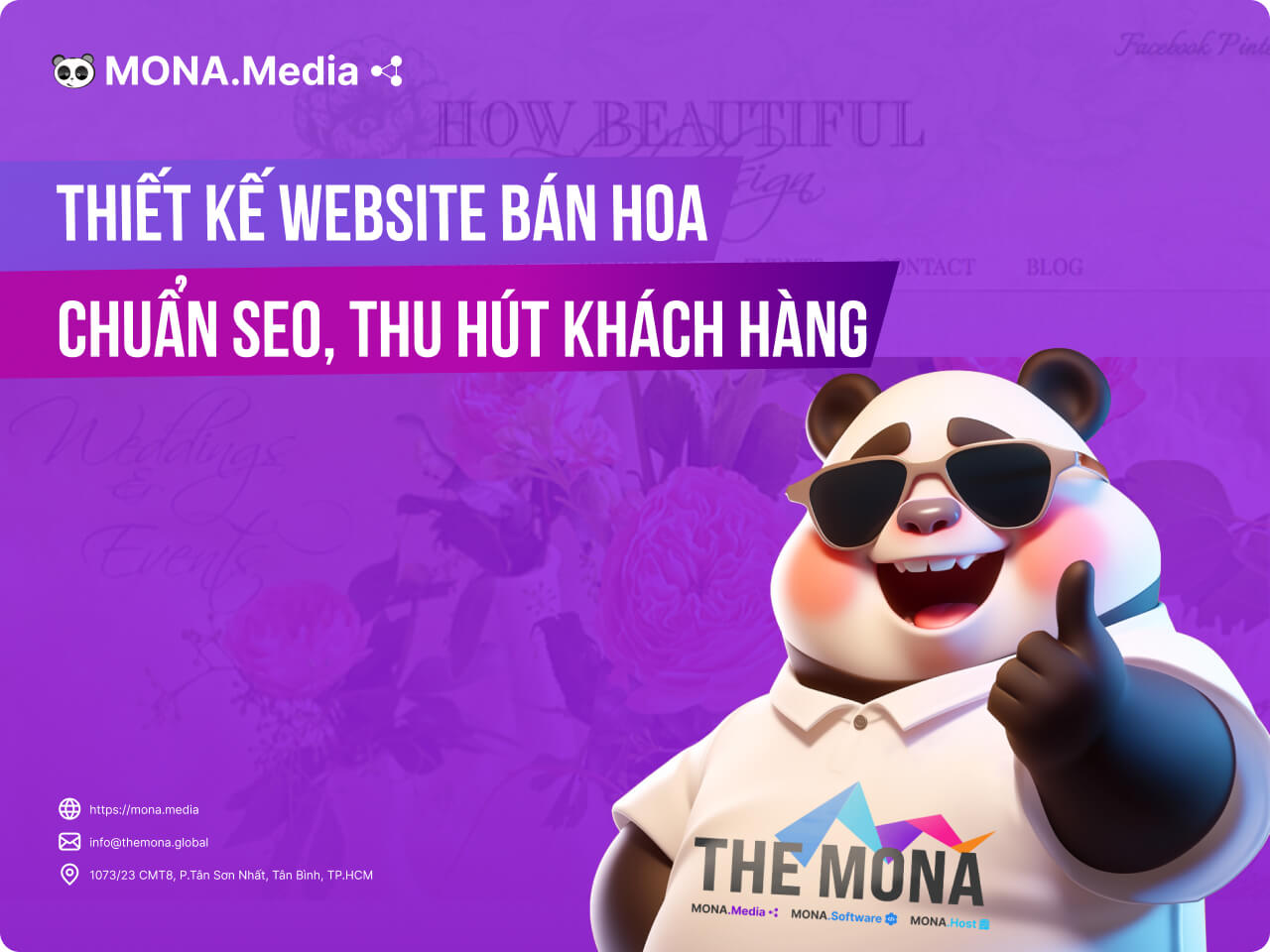 thiết kế website bán hoa