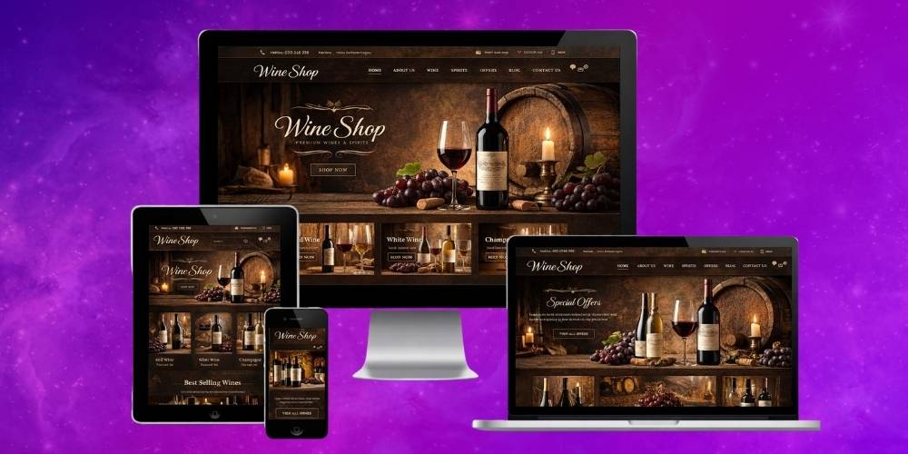 Đầu tư thiết kế website bán rượu giúp nâng cao giá trị thương hiệu