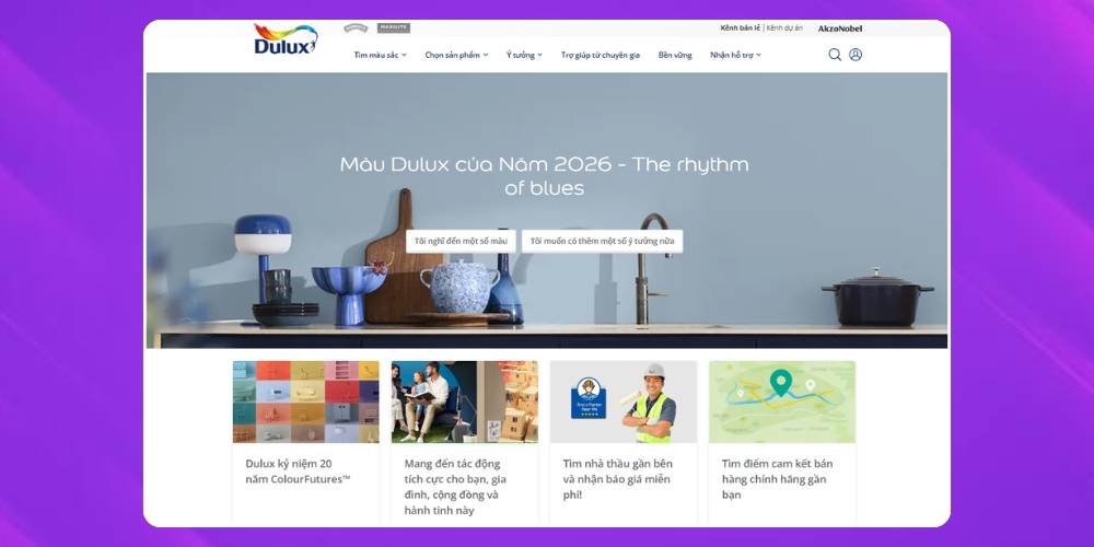 Thiết kế web bán sơn thành kênh quảng bá hiệu quả cho doanh nghiệp