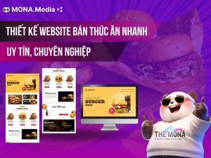 Dịch vụ thiết kế website bán thức ăn nhanh (fastfood) uy tín