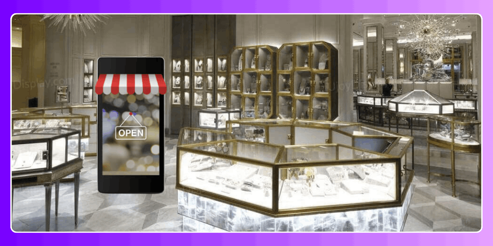 Thiết kế trang web bán trang sức giúp giải quyết vấn đề thời gian và địa lí