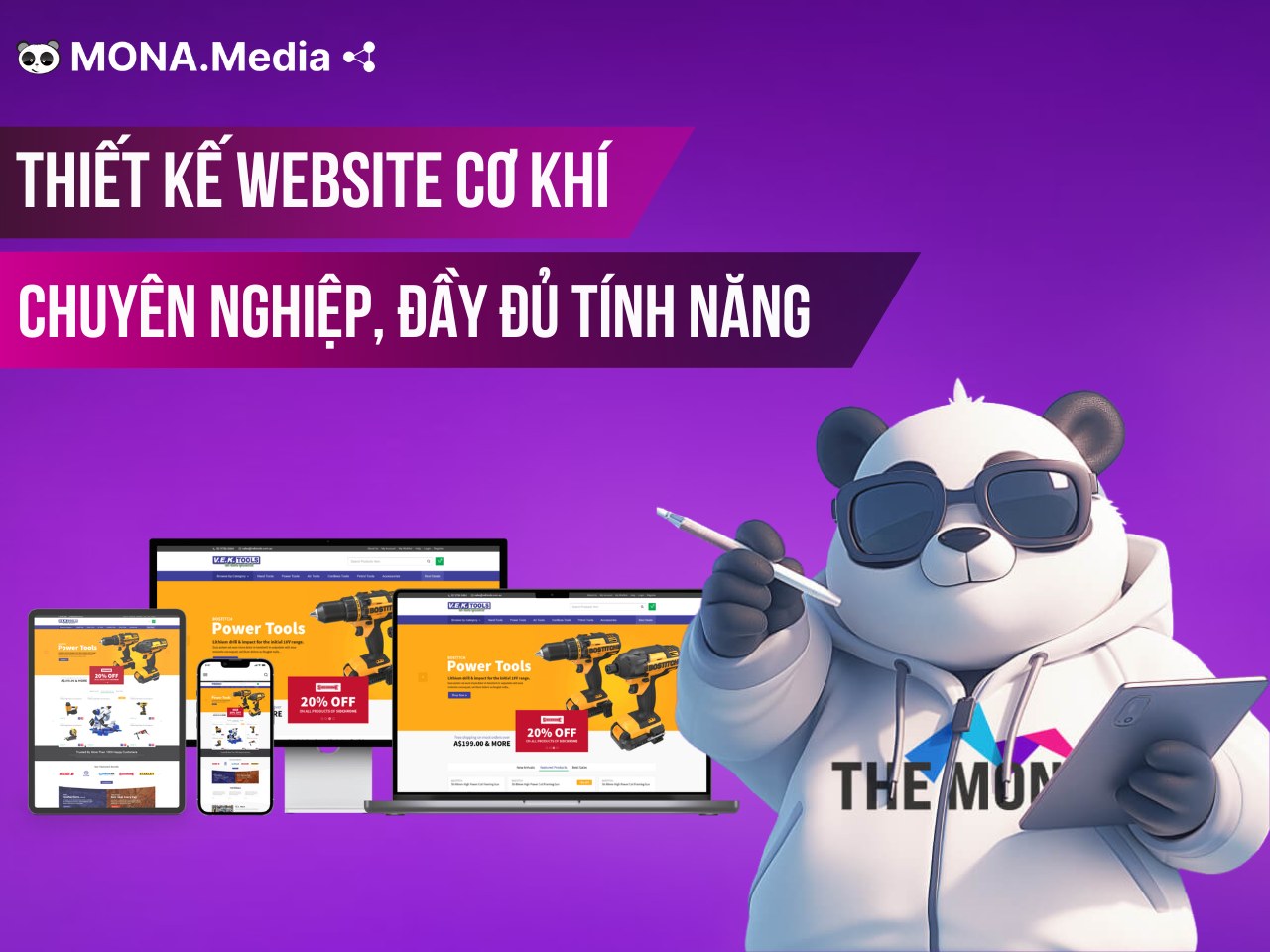 Thiết kế website cơ khí