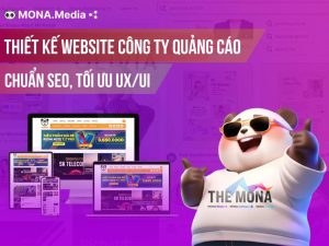 Thiết kế website công ty quảng cáo, Marketing agency sáng tạo, độc đáo