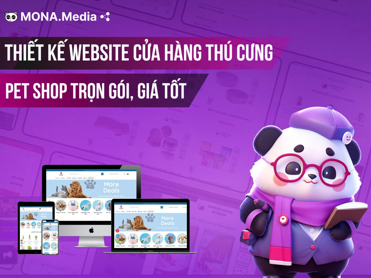 Thiết kế website cửa hàng thú cưng