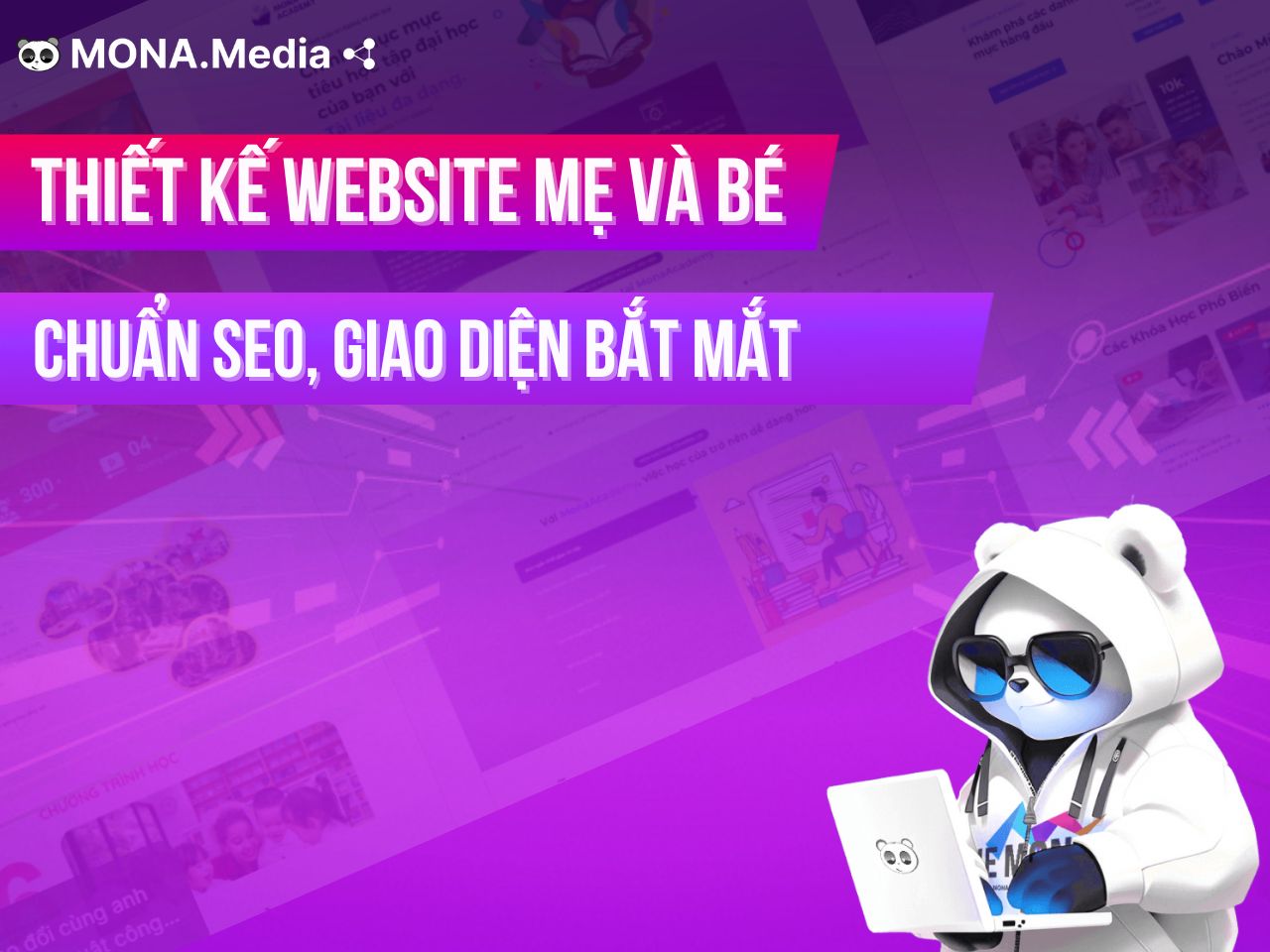thiết kế website mẹ và bé