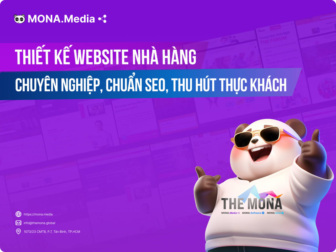 Thiết kế website nhà hàng chuyên nghiệp, chuẩn seo thu hút thực khách