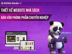 Dịch vụ thiết kế website nhà sách – văn phòng phẩm chuyên nghiệp