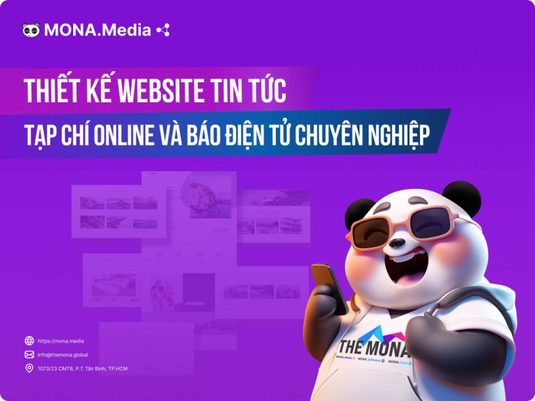 Thiết kế website tin tức, báo chí điện tử và tạp chí online chuẩn SEO