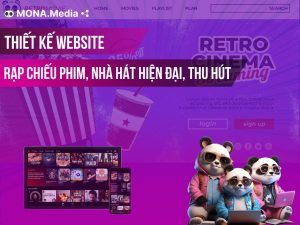 Dịch vụ thiết kế website rạp chiếu phim, nhà hát
