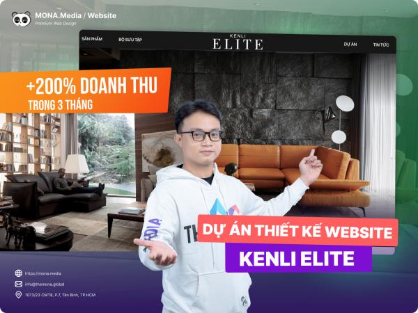 Dự án Thiết kế Website nội thất Kenli ELITE