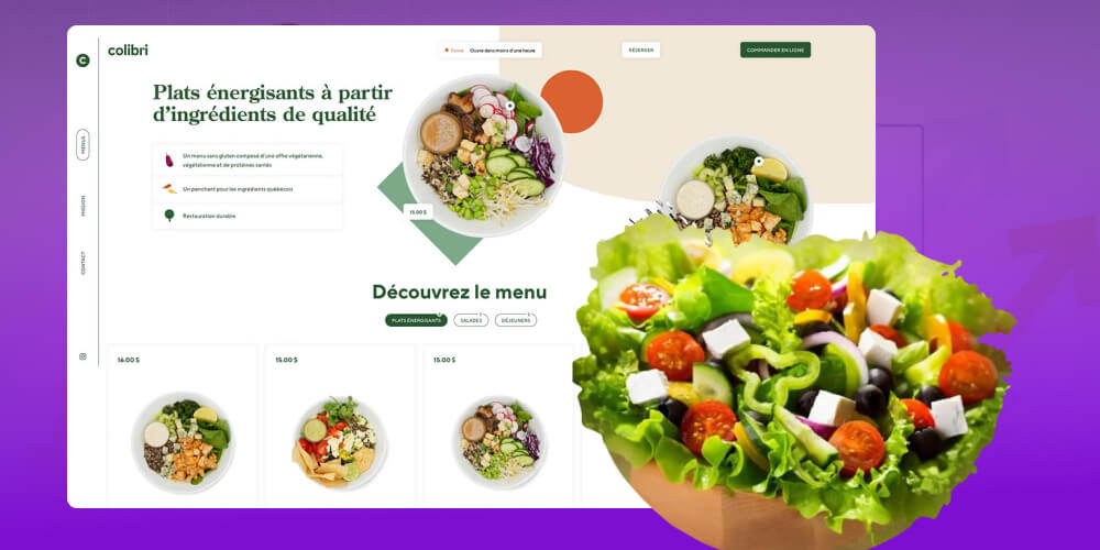 tích hợp menu trực tuyến