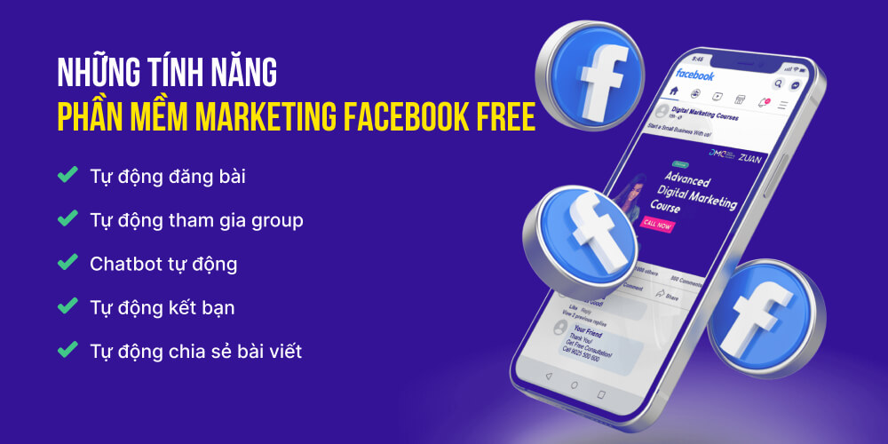 Những tính năng nên có của phần mềm Marketing Facebook miễn phí