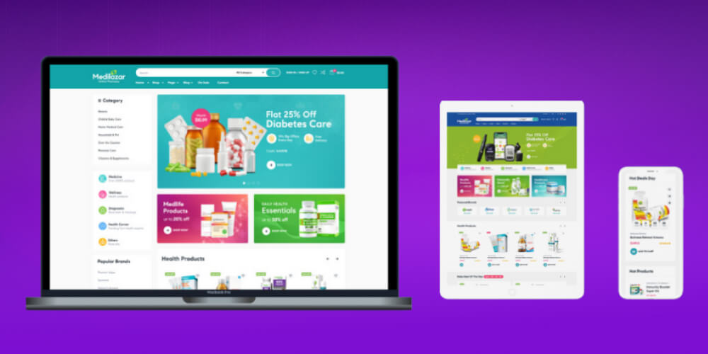 tính năng web bán thuốc