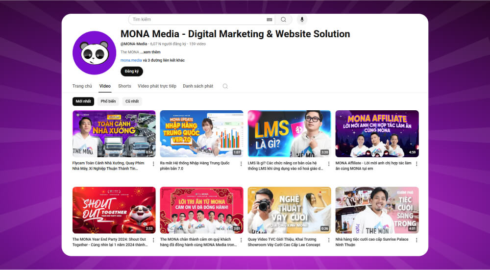 Tối ưu hình ảnh thumbnail video