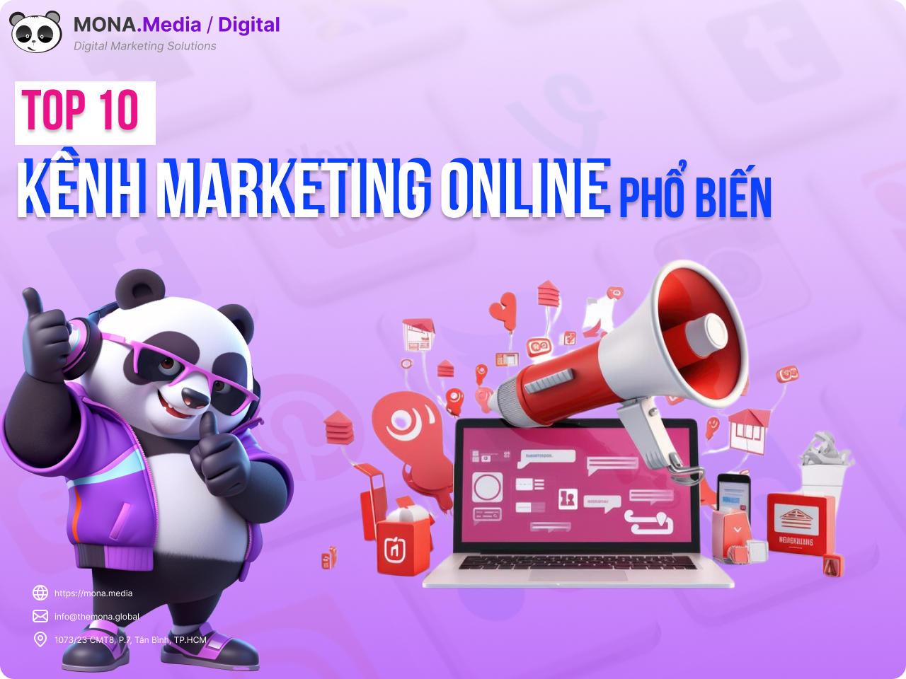 Các kênh marketing online phổ biến