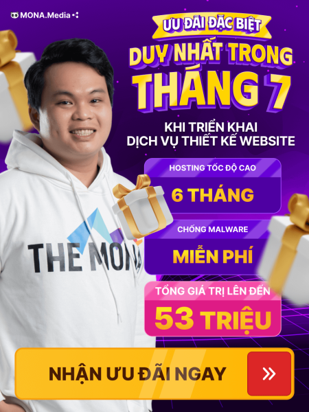 Ưu đãi thiết kế website