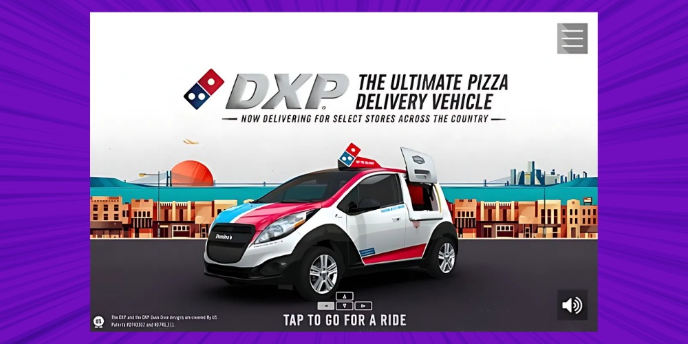 Ví dụ về lợi ích khi triển khai microsite của Domini Pizza Ví dụ về lợi ích khi triển khai microsite của Domini Pizza